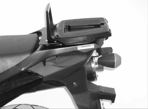 Afbeeldingen van Topdrager zwart Easyrack Hepco&Becker Kawasaki KLV1000 '04-'06