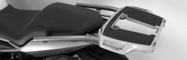 Afbeeldingen van Topdrager zwart Easyrack Hepco&Becker Yamaha XJ6/ Diversion '09-'16