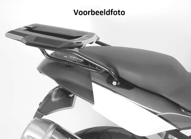 Afbeeldingen van Topdrager zwart Easyrack Hepco&Becker BMW K1200S '05-'08/ K1300S '09-'16