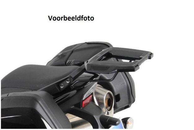 Afbeeldingen van Topdrager zwart Easyrack Hepco&Becker Triumph TIGER 1050 '07-'12 (MONTAGE IN COMBINATIE ORIGINEEL KOFFERREK)