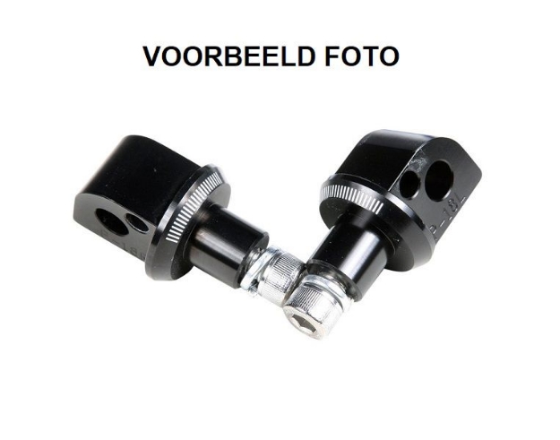 Afbeeldingen van Voetsteunadapters achterzijde van Puig voor diverse Honda modellen