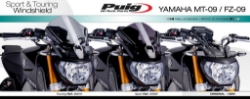 Afbeeldingen van Vervangingsruit naked bike touring Puig Yamaha MT-09 '14-'16