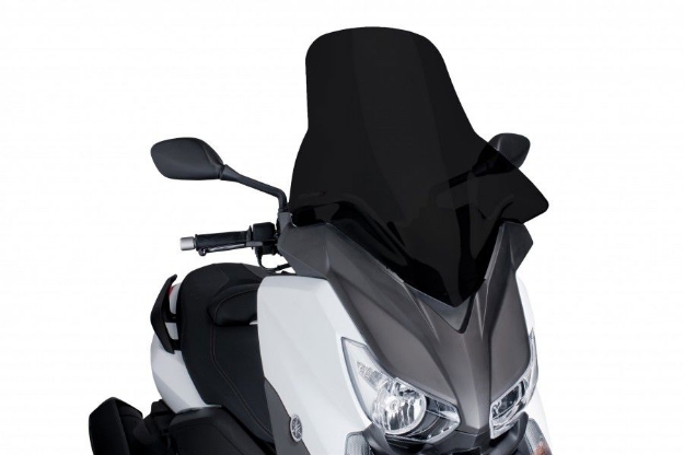 Afbeeldingen van Vervangingsruit V-Tech Line Touring Yamaha X-Max 400 '13-/ 125 '14-/ 250 '14-16/ Evolis 400 '13-16 zwart