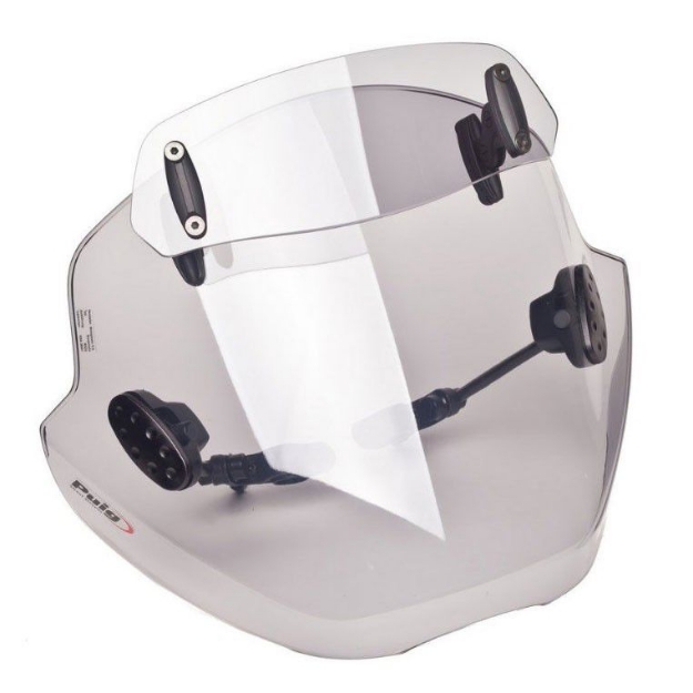 Afbeeldingen van Windscherm Puig model Stream met opzetruitje licht getint