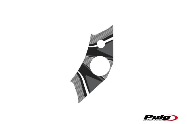 Afbeeldingen van Kroonplaatcover model Radikal voor Yamaha YZF-R6 '99-'02-Grijs