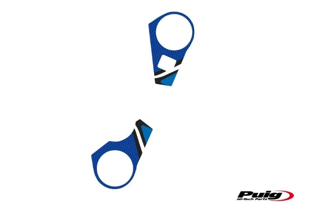 Afbeeldingen van Kroonplaatcover model Radikal voor Suzuki GSX-R1000 '09-'16-Blauw