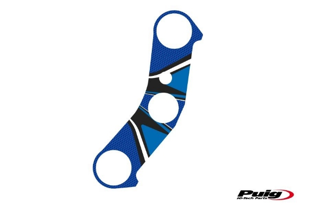Afbeeldingen van Kroonplaatcover model Radikal voor Yamaha YZF-R1 '04-'06-Blauw