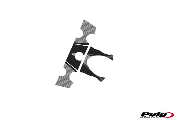 Afbeeldingen van Kroonplaatcover model Radikal voor Yamaha FZ6 S2/ FZ6 Fazer S2-Grijs