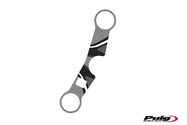 Afbeeldingen van Kroonplaatcover model Radikal voor Suzuki SV650S '03-'08-Grijs