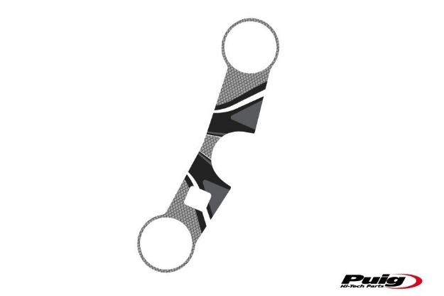 Afbeeldingen van Kroonplaatcover model Radikal voor Suzuki GSX-R1000 '03-'04-Grijs