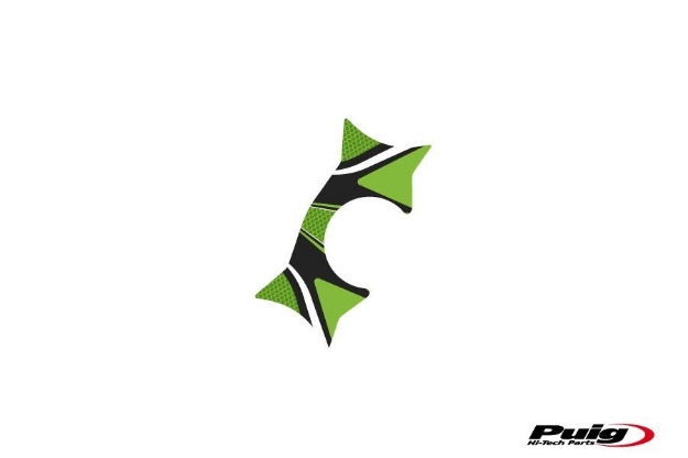 Afbeeldingen van Kroonplaatcover model Radikal voor Kawasaki ZZR1400 '06-'15-Groen