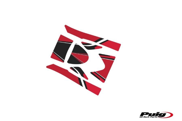 Afbeeldingen van Kroonplaatcover model Radikal voor Kawasaki ER-6F/N '12-'16-Rood