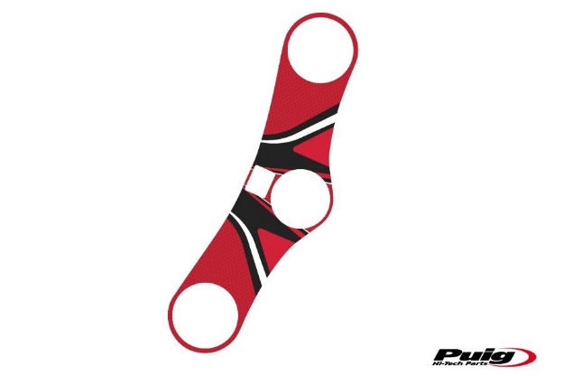 Afbeeldingen van Kroonplaatcover model Radikal voor Honda CBR900RR/Fire Blade-Rood