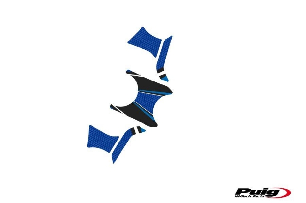 Afbeeldingen van Kroonplaatcover model Radikal voor BMW R1200GS '08-'12-Blauw