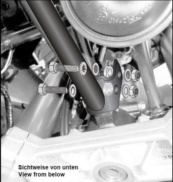 Afbeeldingen van Montage adapter headlightcover Hepco&Becker Suzuki DL1000 V-Strom '17-