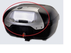 Afbeeldingen van Kleurpaneel zilver Journey 42ltr koffers Hepco&Becker