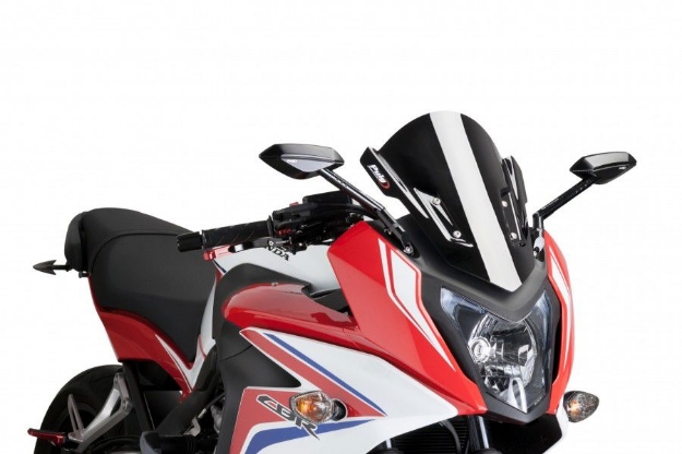 Afbeeldingen van Vervangingsruit Puig Jetstream Honda CBR650F '14--zwart