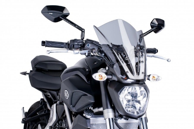 Afbeeldingen van Vervangingsruit naked bike Touring Puig Yamaha MT-07 '14--licht getint