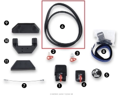 Afbeeldingen van Afdichtrubber voor TC40 Junior topkoffer Hepco&Becker (per stuk)
