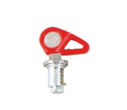 Afbeeldingen van Koffer onderdeel Hepco&Becker sleutel met cylinder (per set)