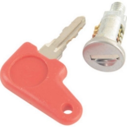 Afbeeldingen van Sleutel met cylinder voor universele topkoffer Hepco&Becker