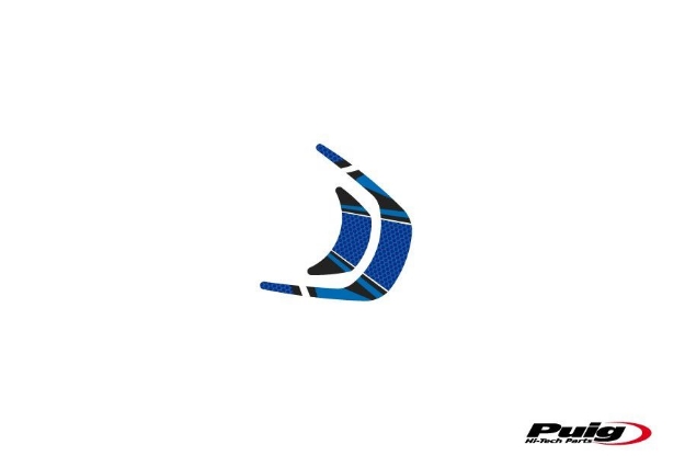 Afbeeldingen van Kroonplaatcover model Radikal voor Ducati 899/959 Panigale// 1299 Panigale/S-Blauw