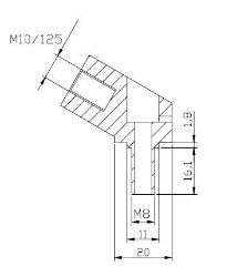Afbeeldingen van Stuurspiegel adapter Puig