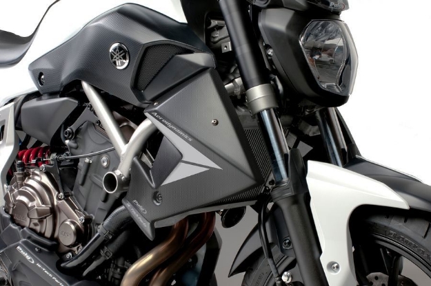 Afbeeldingen van Side cover panels Puig (set) voor radiateur Yamaha MT-07 '14-