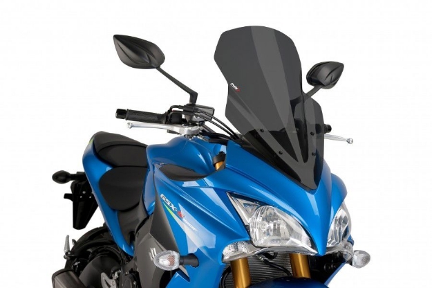 Afbeeldingen van Vervangingsruit touring Puig Suzuki GSX-S1000F '15- -donker getint