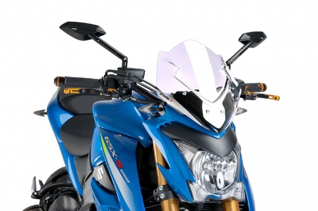 Afbeeldingen van Vervangingsruit naked bike Suzuki GSX-S1000 '15-20 -Transparant