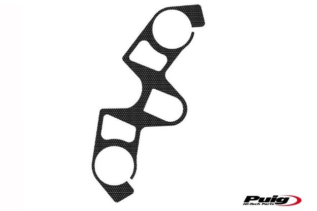 Afbeeldingen van Kroonplaatcover carbon look Puig KTM RC125/390 '14-