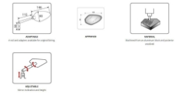 Afbeeldingen van Stuurspiegel model HI-Tech 3 rechts Puig