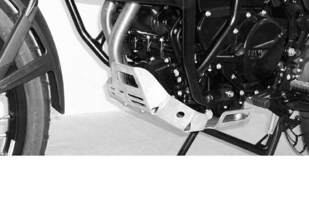 Afbeeldingen van Carterplaat aluminium Hepco&Becker BMW F800GS '08-18