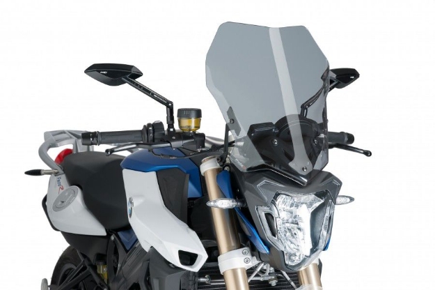 Afbeeldingen van Vervangingsruit naked bike TOUR Puig BMW F800R '15--licht getint