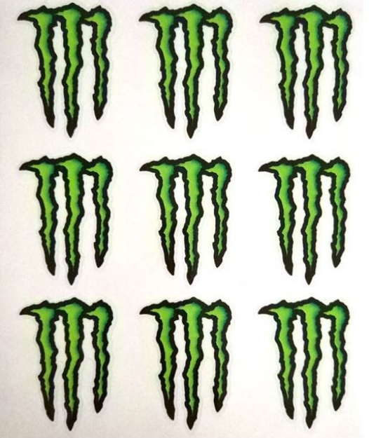 Afbeeldingen van Stickervel Energy 14x16cm (8250)