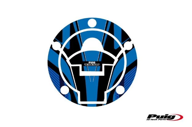 Afbeeldingen van Tankdopcover Radikal Puig voor Yamaha YZF-R3 '15--Blauw