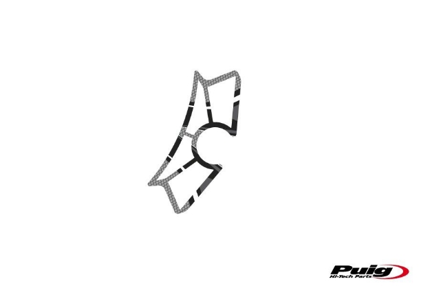 Afbeeldingen van Kroonplaatcover model Radikal voor Yamaha YZF-R3 '15--Grijs