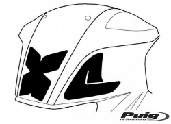 Afbeeldingen van Tankprotectieset 3-delig Puig BMW F800R '09-