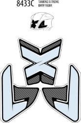 Afbeeldingen van Tankprotectieset 3-delig Puig BMW F800R '09-