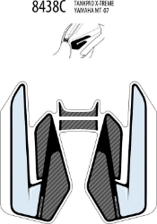 Afbeeldingen van Tankprotectieset 3-delig Puig Yamaha MT-07 '14-