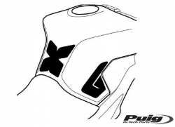 Afbeeldingen van Tankprotectieset 3-delig Puig Yamaha MT-09 '13-