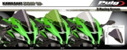 Afbeeldingen van Vervangingsruit Puig jetstream 2mm race Kawasaki ZX10-R '16-20