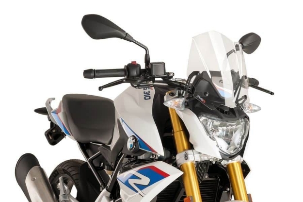 Afbeeldingen van Vervangingsruit naked bike Sport Puig BMW G310R '16--transparant