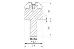 Afbeeldingen van Trillingsdempers Puig model SHORT WITH RING (set van 2 stuks)