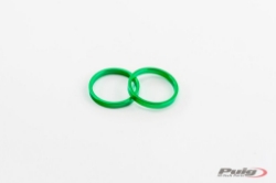 Afbeeldingen van Losse groene ring voor trillingsdempers Puig model SHORT WITH RING (set van 2 stuks)