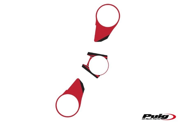 Afbeeldingen van Kroonplaatcover model Radikal voor Aprilia RSV4R '13-'14-Rood