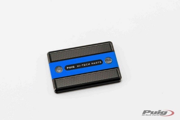 Afbeeldingen van Remvloeistofreservoircover diverse Yamaha modellen Puig-Blauw