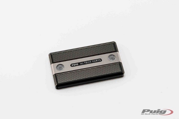 Afbeeldingen van Remvloeistofreservoircover diverse Suzuki modellen Puig-Zilver