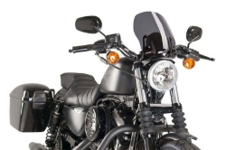 Afbeeldingen van Vervangingsruit Touring Puig voor diverse Harley Davidson modellen-donker getint