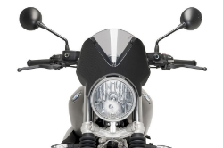 Afbeeldingen van Vervangingsruit retrovision met carbon look kuipje Puig BMW R NineT Scrambler '16-